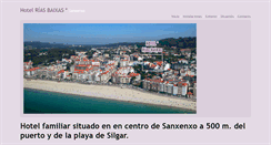 Desktop Screenshot of hotelriasbaixas.com